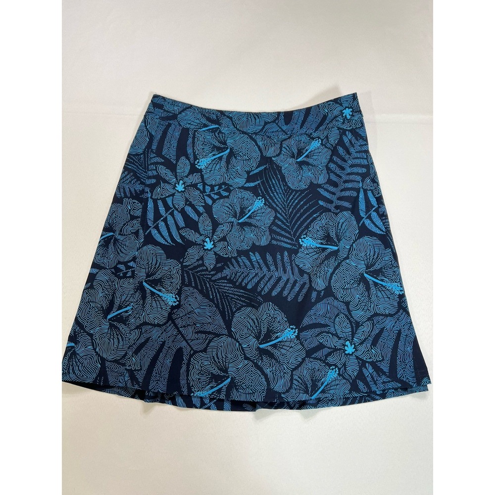 RipSkirt Hawaii S 4-6 Length 2 Maui Moonlight Blue Pockets Adjustable Tropical